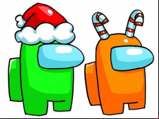 Among Us Christmas Coloring