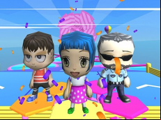 Fall Guys And Girls Chibi Race Knockdown Multiplay